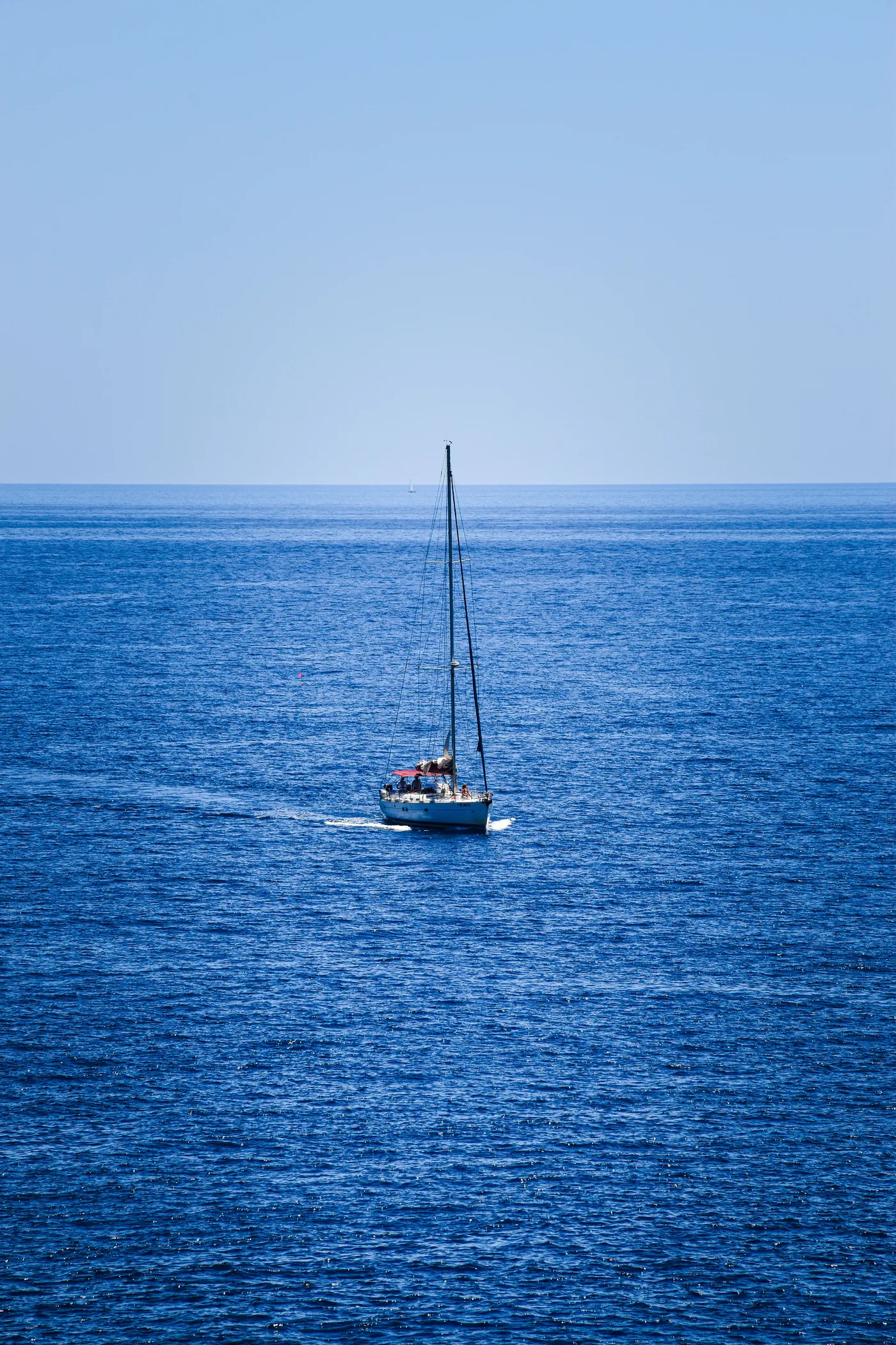 As op zee