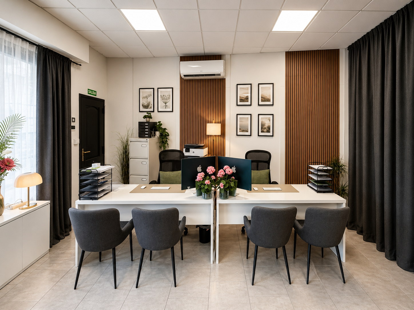 Private offices for funeral arrangements and family meetings